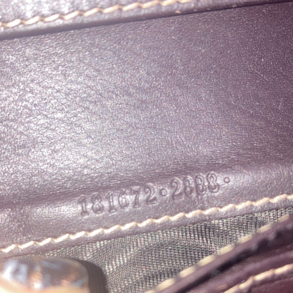 Gucci Brown Beige Monogram Canvas Continental Wallet - Picture 5 of 6